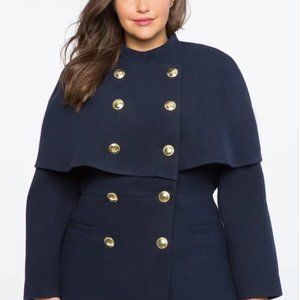 Eloquii Peplum Cape Jacket
